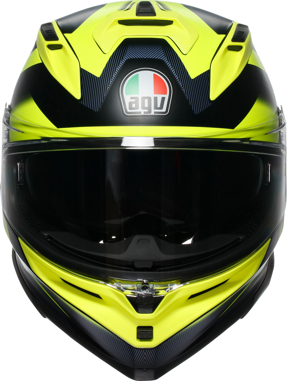AGV K7 Helmet - Glimpse - Matte Black/Yellow Fluo - XL 2118399004-006-XL