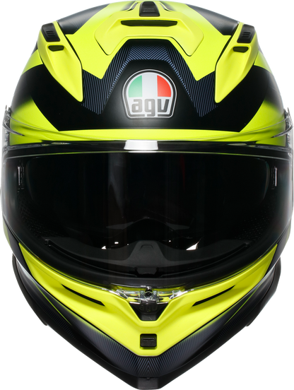 AGV K7 Helmet - Glimpse - Matte Black/Yellow Fluo - XL 2118399004-006-XL