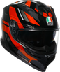 AGV K7 Helmet - Taurax - Black/Red - Large 2118399004-009-L