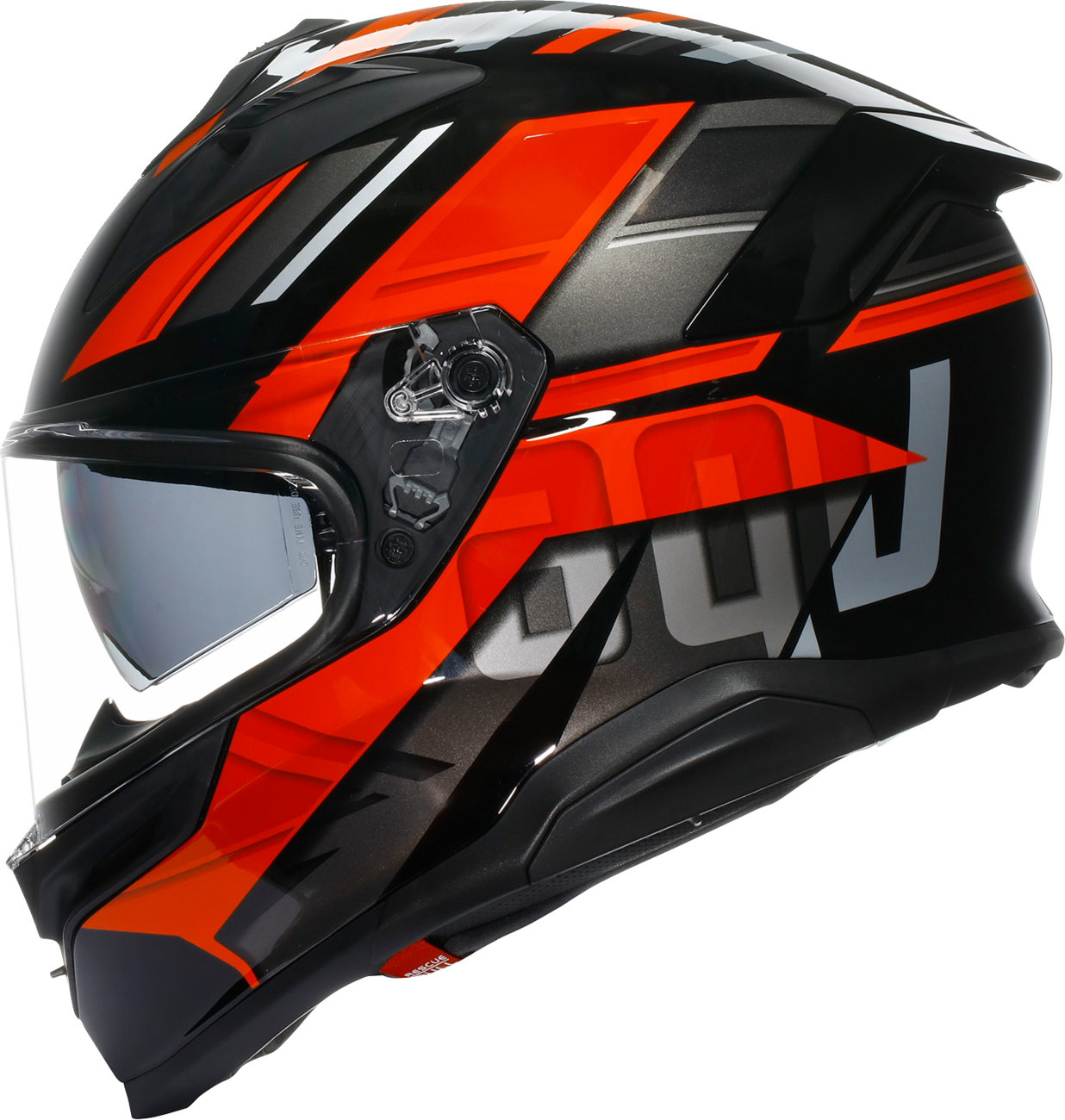 AGV K7 Helmet - Taurax - Black/Red - Large 2118399004-009-L