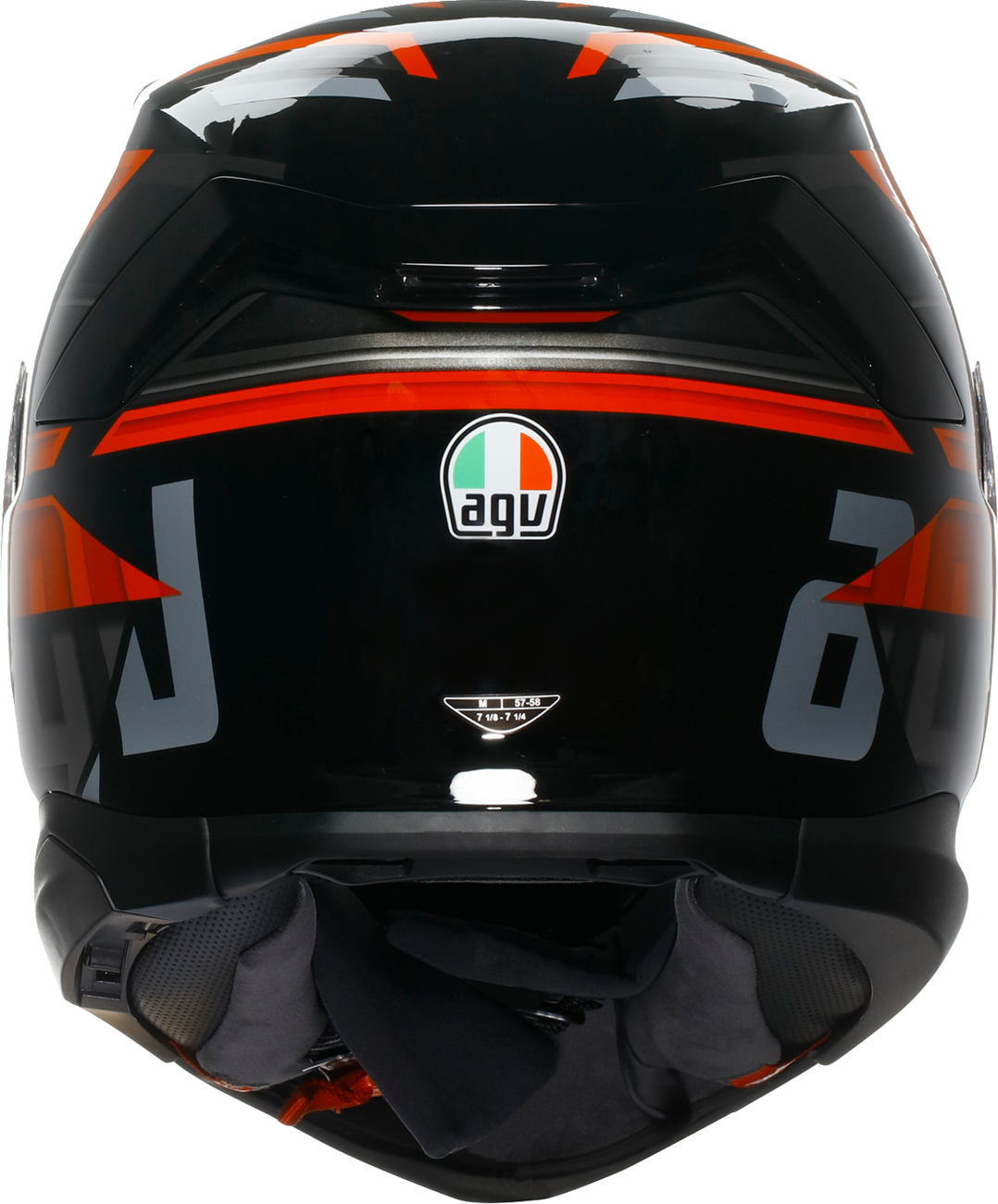 AGV K7 Helmet - Taurax - Black/Red - Large 2118399004-009-L