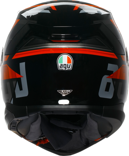 AGV K7 Helmet - Taurax - Black/Red - Large 2118399004-009-L