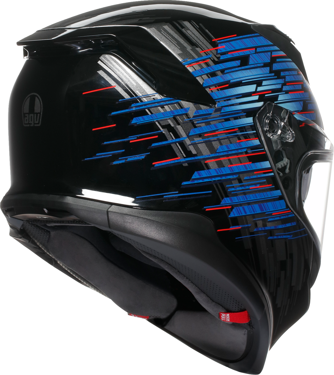 AGV K7 Helmet - Genisys - Black/Blue/Gray - Medium 2118399004-011-M