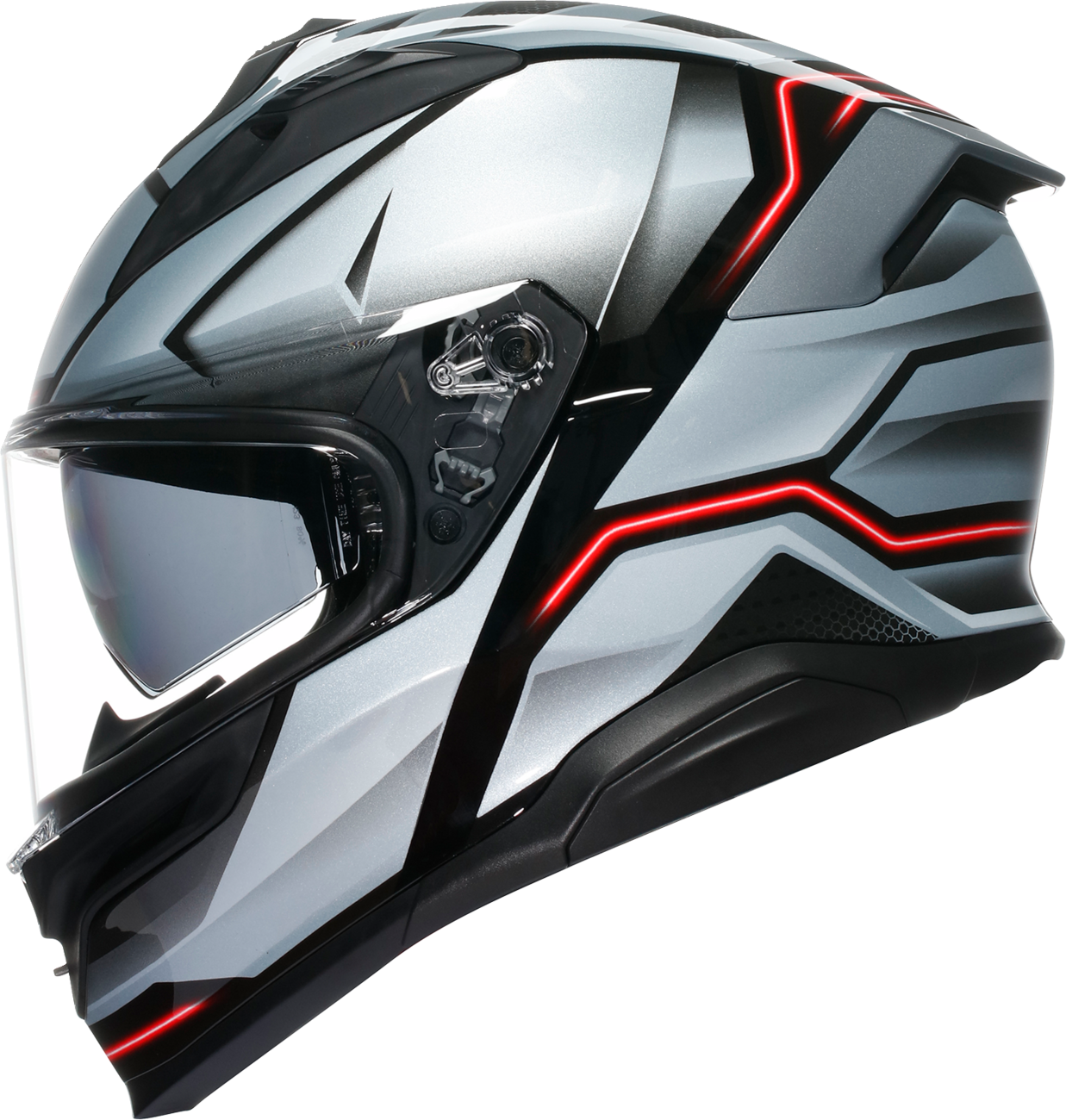 AGV K7 Helmet - Jaeger - Black/Silver - 2XL 2118399004-005-XXL