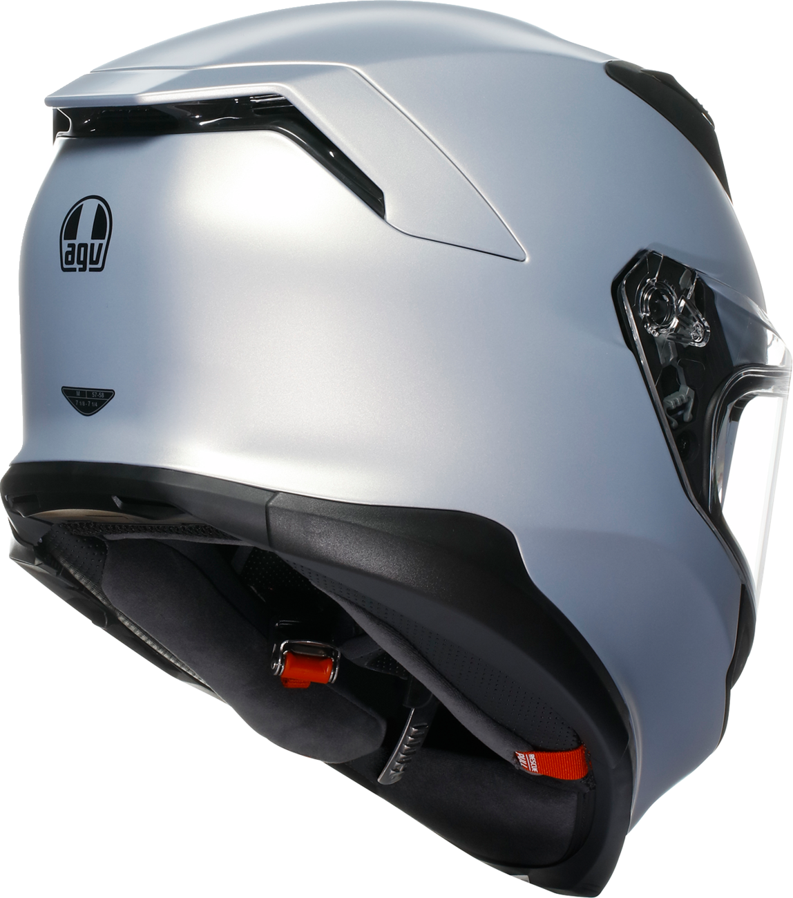 AGV K7 Helmet - Mono - Matte Prisma Silver - XL 2118399004-003-XL