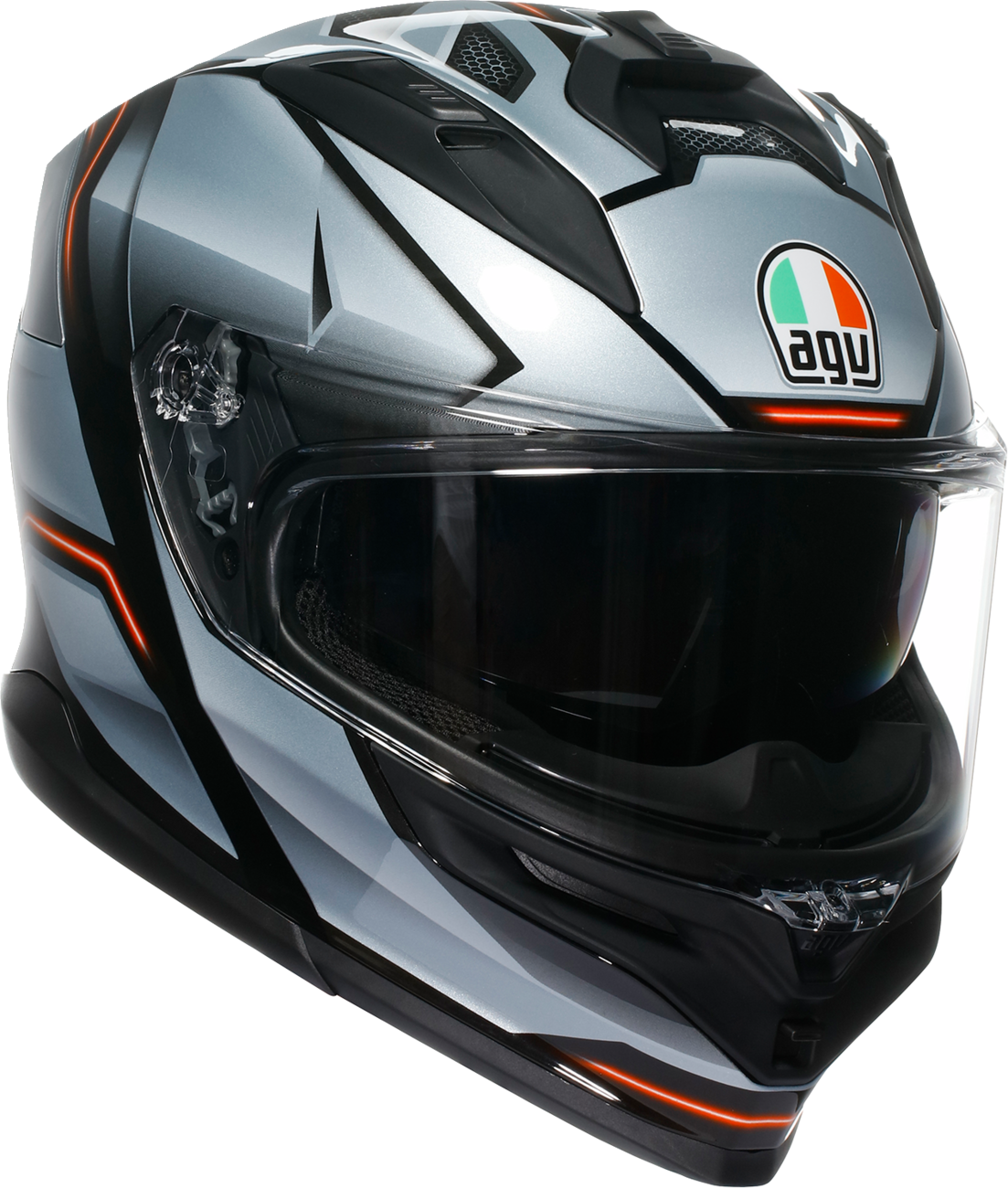 AGV K7 Helmet - Jaeger - Black/Silver - Small 2118399004-005-S