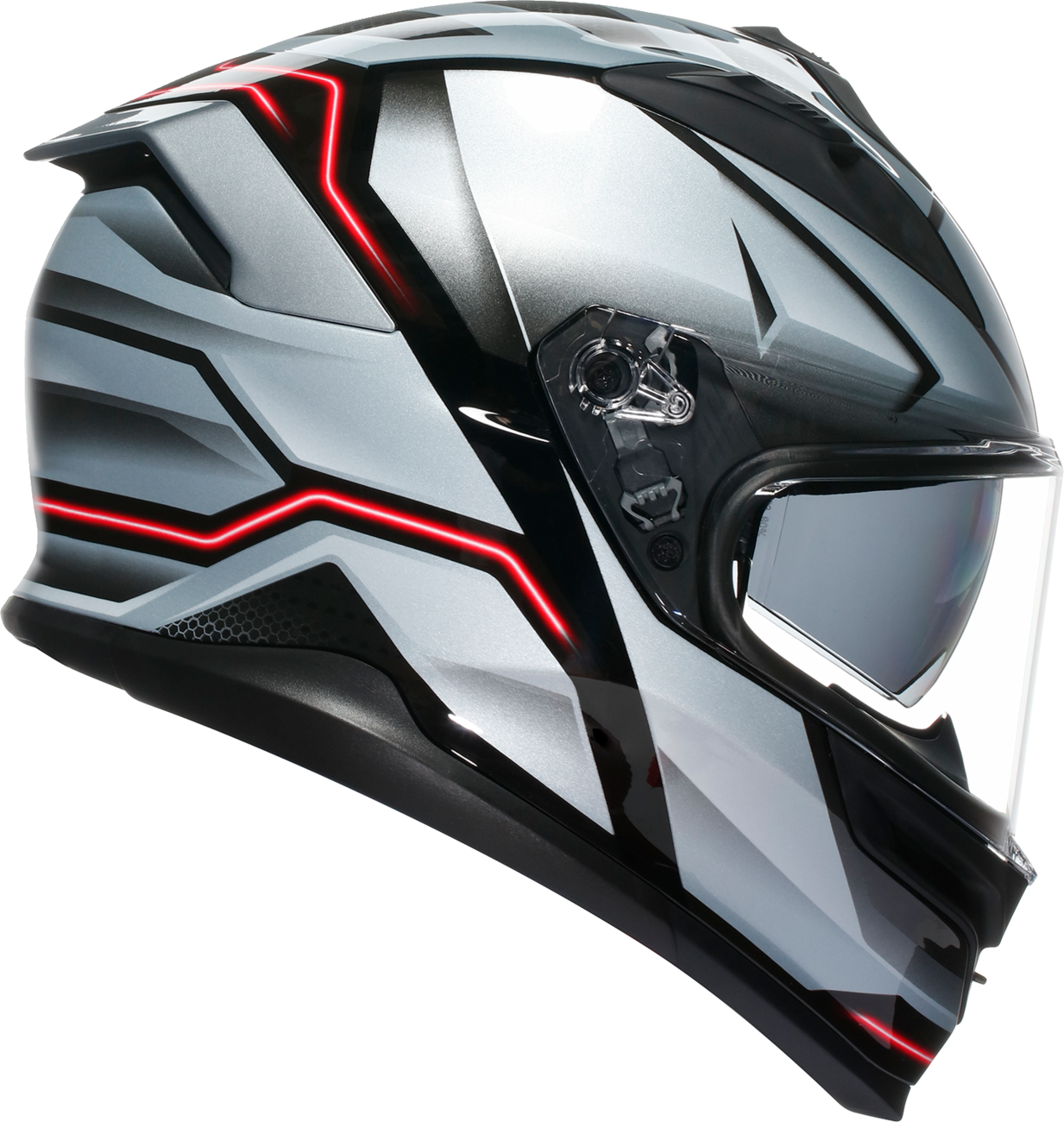 AGV K7 Helmet - Jaeger - Black/Silver - XL 2118399004-005-XL