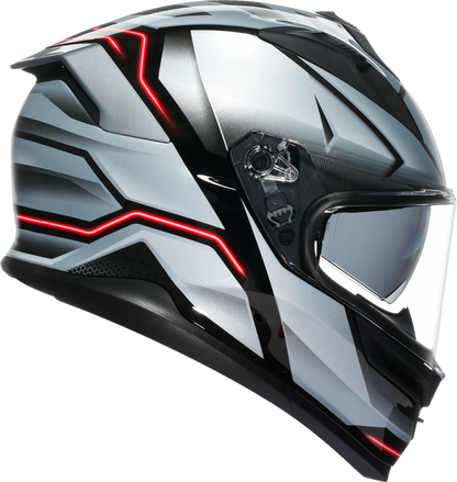 AGV K7 Helmet - Jaeger - Black/Silver - XL 2118399004-005-XL