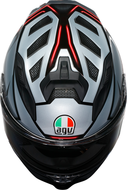 AGV K7 Helmet - Jaeger - Black/Silver - XL 2118399004-005-XL