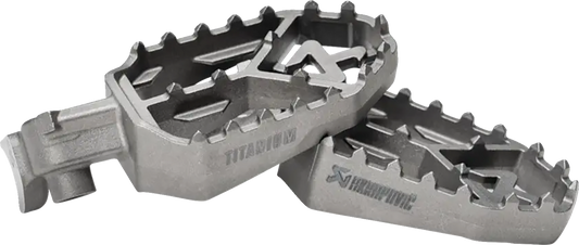 AKRAPOVIC Adventure Foot Pegs - Titanium - Yamaha F-Y7T2