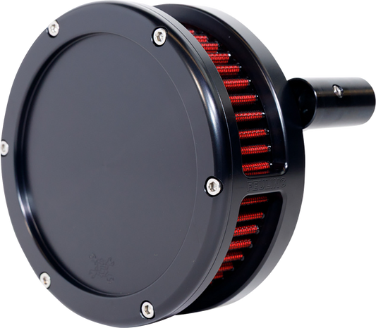 FEULING PARTS Slim BA Air Cleaner Kit - Black - Red Filter - '93-'99 EVO Big Twin 5463-S