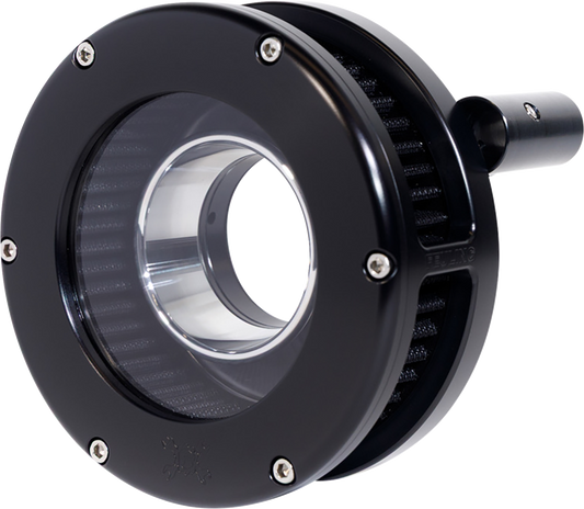 FEULING PARTS Slim BA Air Cleaner Kit - Black/Clear - Black Filter - Twin Cam 5544-S