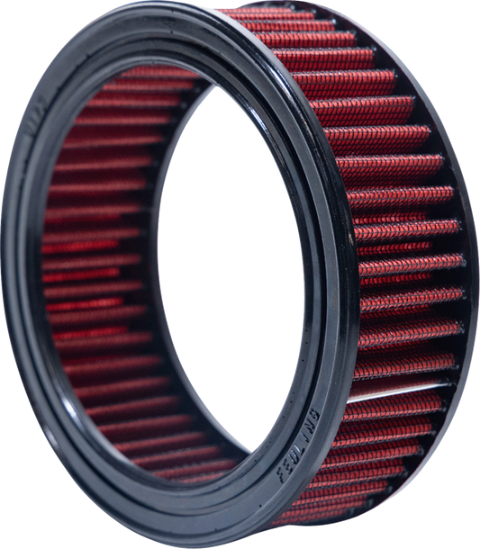 FEULING PARTS Replacement BA Slim Air filter - Red - Twin Cam 5412