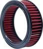 FEULING PARTS Replacement BA Slim Air filter - Red - Twin Cam 5412