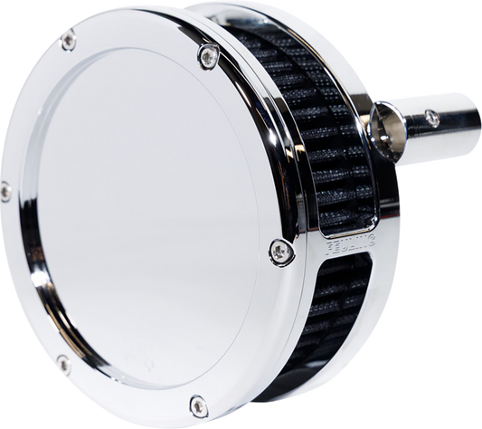 FEULING PARTS Slim BA Air Cleaner Kit - Chrome - Black Filter - Twin Cam 5547-S