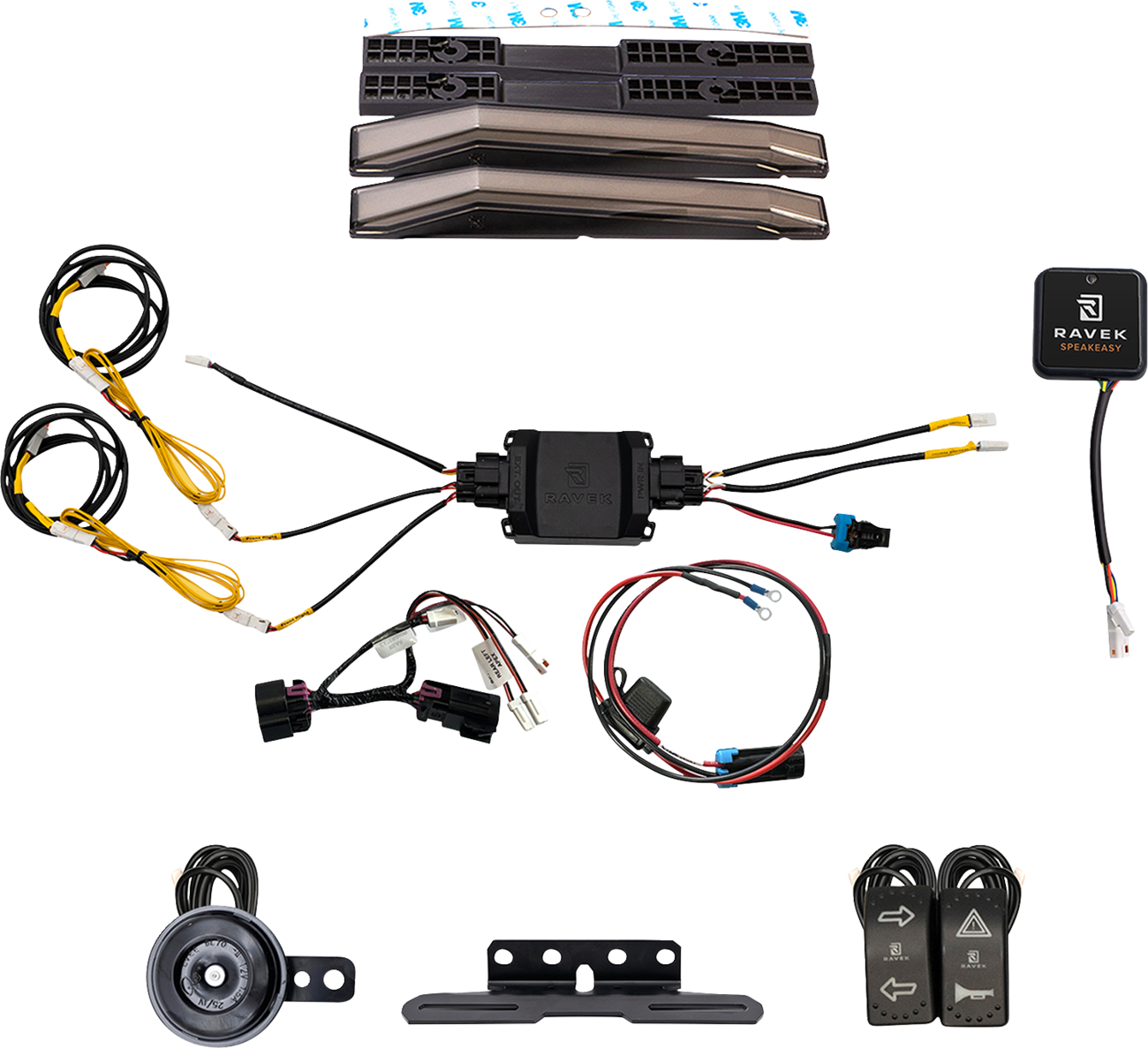 RAVEK Turn Signal Kit - Gen3 Speakeasy™ - Pioneer 1000 - Rockers 66-100SR