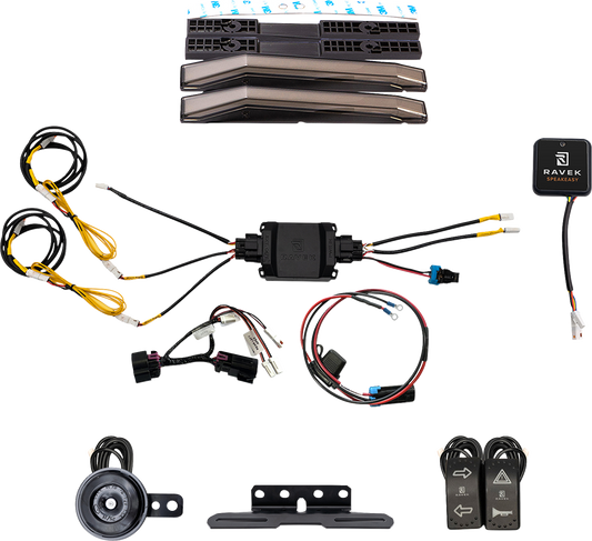 RAVEK Turn Signal Kit - Gen3 Speakeasy™ - Pioneer 1000 - Rockers 66-100SR
