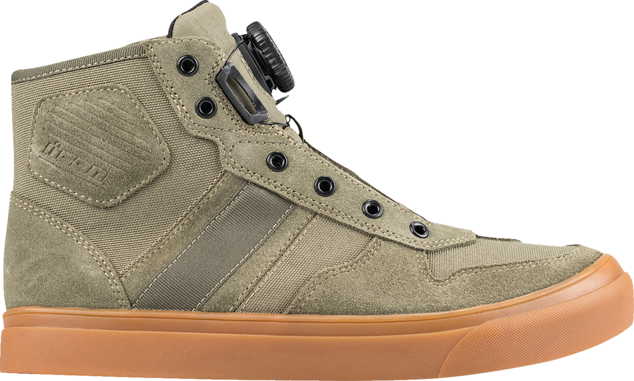 ICON Dog Days Boots - Olive - US 10.5 3403-1474