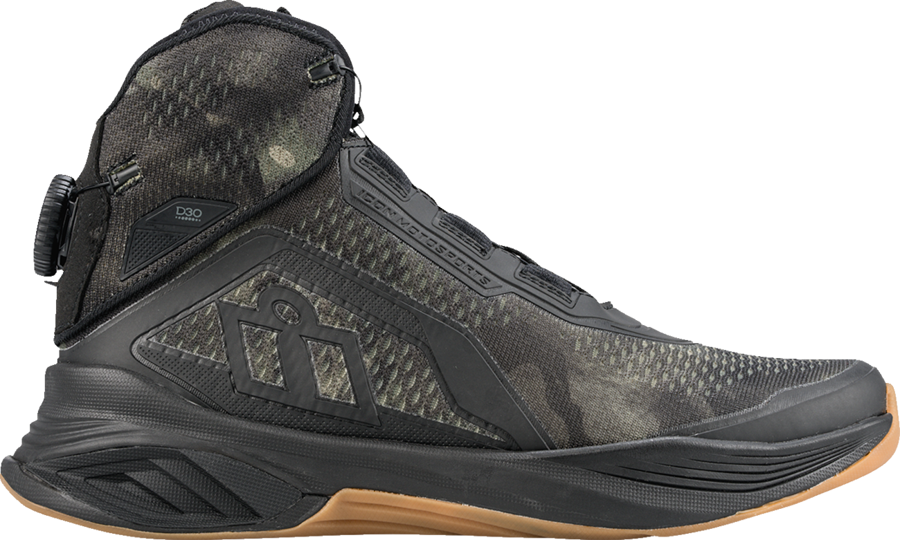 ICON Hooligan AF Boots - Gray Camo - US 7 3403-1443
