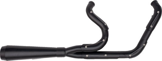 TRASK 2-into-1 Assault Exhaust System - Full Black on Black TM-5000BKBK