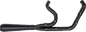 TRASK 2-into-1 Assault Exhaust System - Full Black on Black TM-5000BKBK
