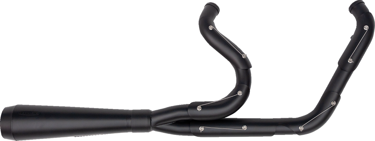 TRASK 2-into-1 Assault Exhaust System - Full Black on Black TM-5040BKBK