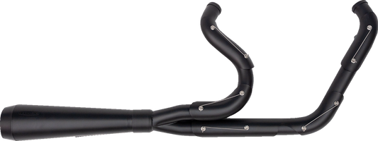 TRASK 2-into-1 Assault Exhaust System - Full Black on Black TM-5054BKBK
