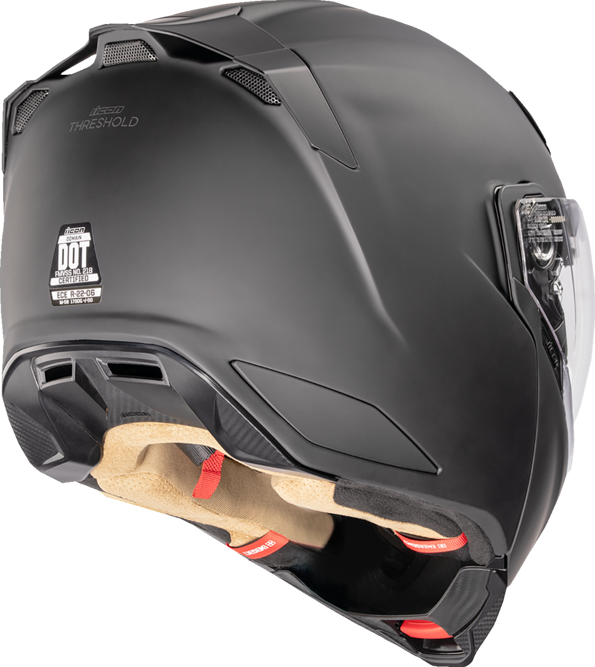 ICON Threshold™ Modular Helmet - Solid - Matte Black - Medium 0100-2693