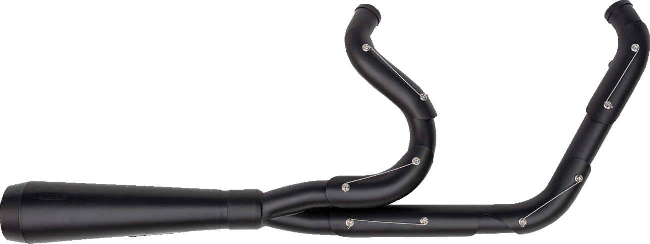 TRASK 2-into-1 Assault Exhaust System - Full Black on Black TM-5053BKBK
