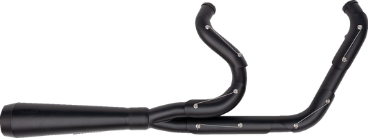 TRASK 2-into-1 Assault Exhaust System - Full Black on Black TM-5053BKBK
