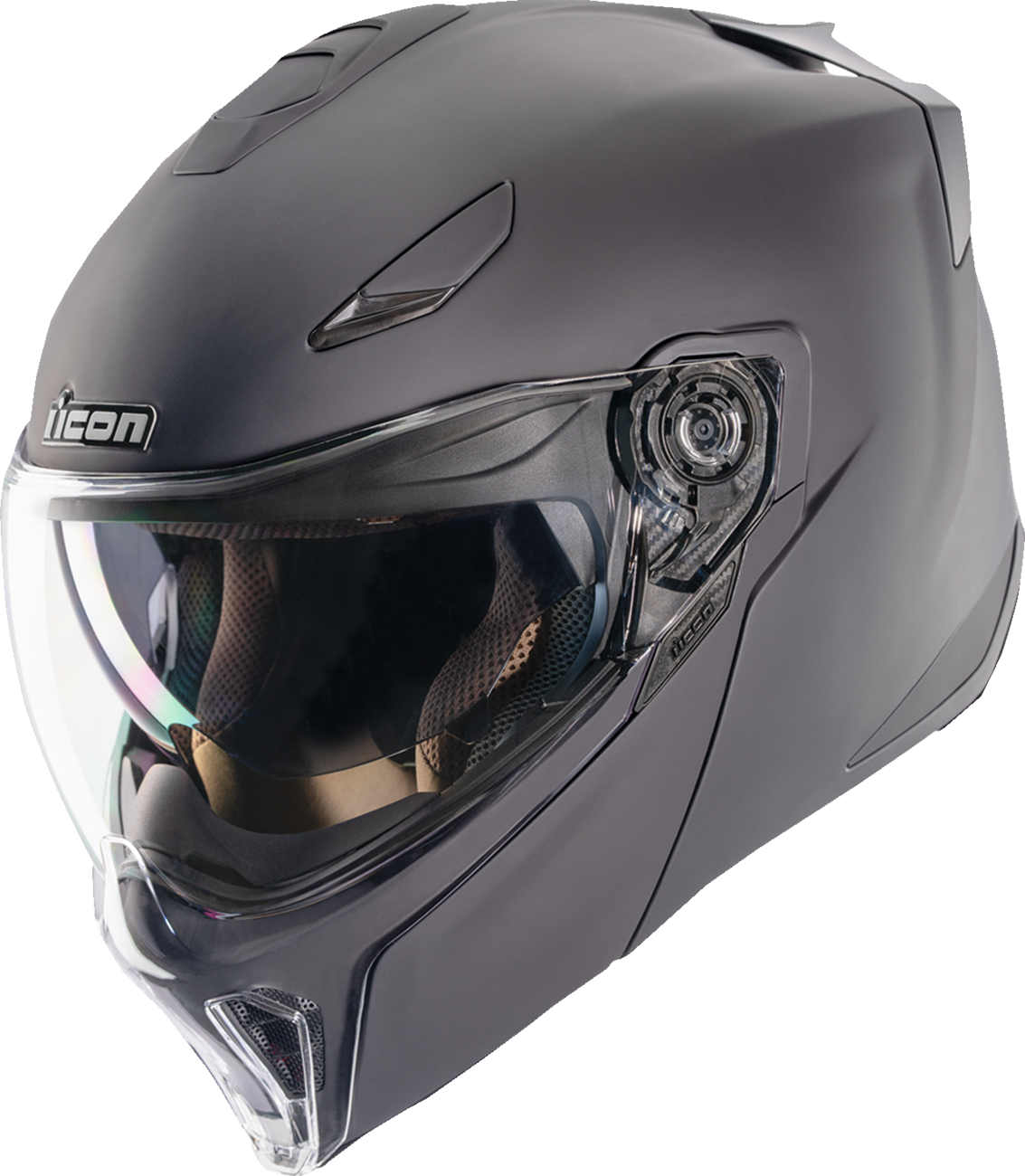 ICON Threshold™ Modular Helmet - Solid - Matte Black - XS 0100-2705