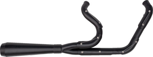 TRASK 2-into-1 Assault Exhaust System - Full Black on Black TM-5060BKBK