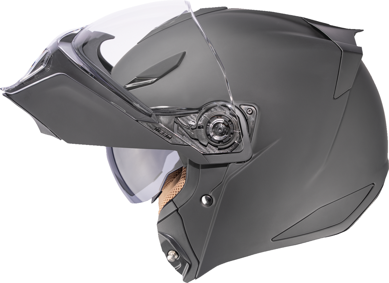 ICON Threshold™ Modular Helmet - Solid - Matte Black - XS 0100-2705