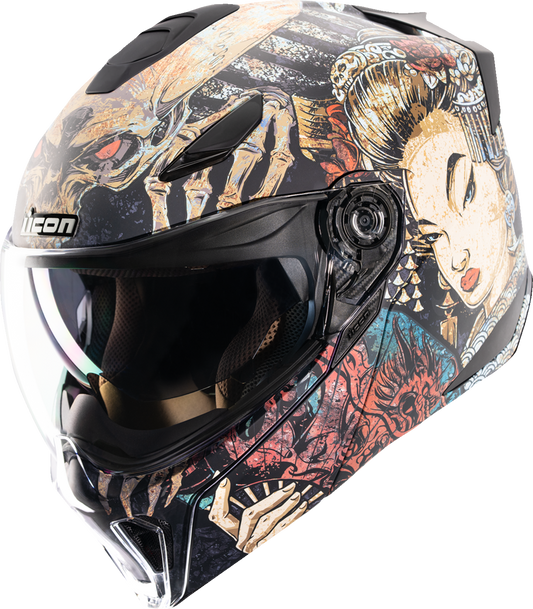 ICON Threshold™ Modular Helmet - Odokuro - Black - Medium 0100-2716