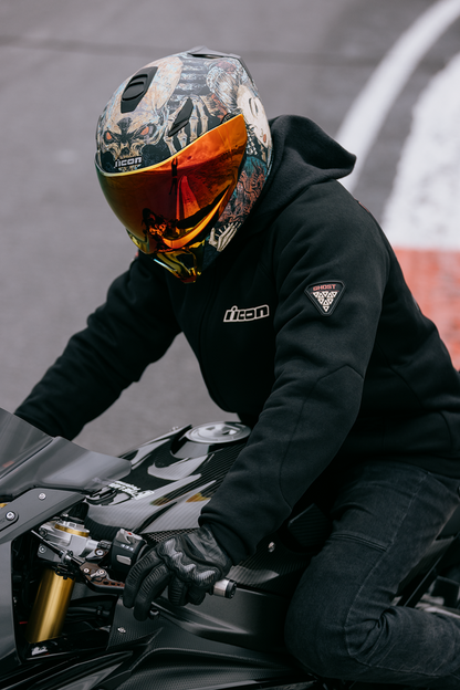 ICON Threshold™ Modular Helmet - Odokuro - Black - 2XL 0100-2719