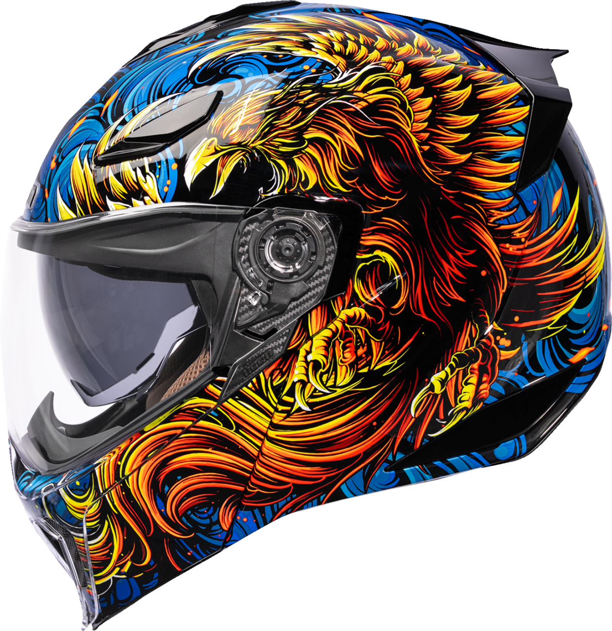 ICON Threshold™ Modular Helmet - Burn Birdie Burn - Blue - 2XL 0100-2726