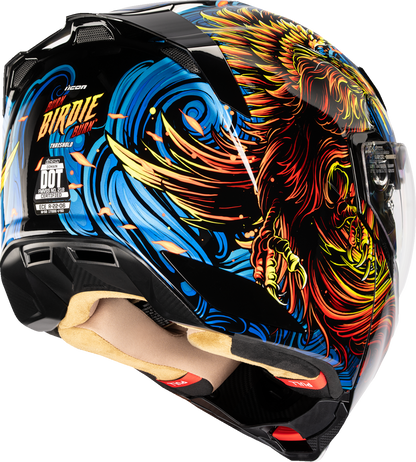 ICON Threshold™ Modular Helmet - Burn Birdie Burn - Blue - 2XL 0100-2726