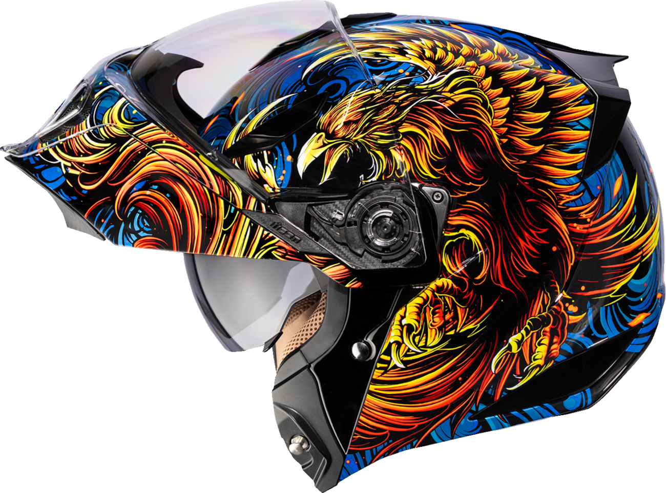 ICON Threshold™ Modular Helmet - Burn Birdie Burn - Blue - 2XL 0100-2726
