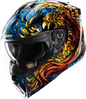 ICON Threshold™ Modular Helmet - Burn Birdie Burn - Blue - 3XL 0100-2727