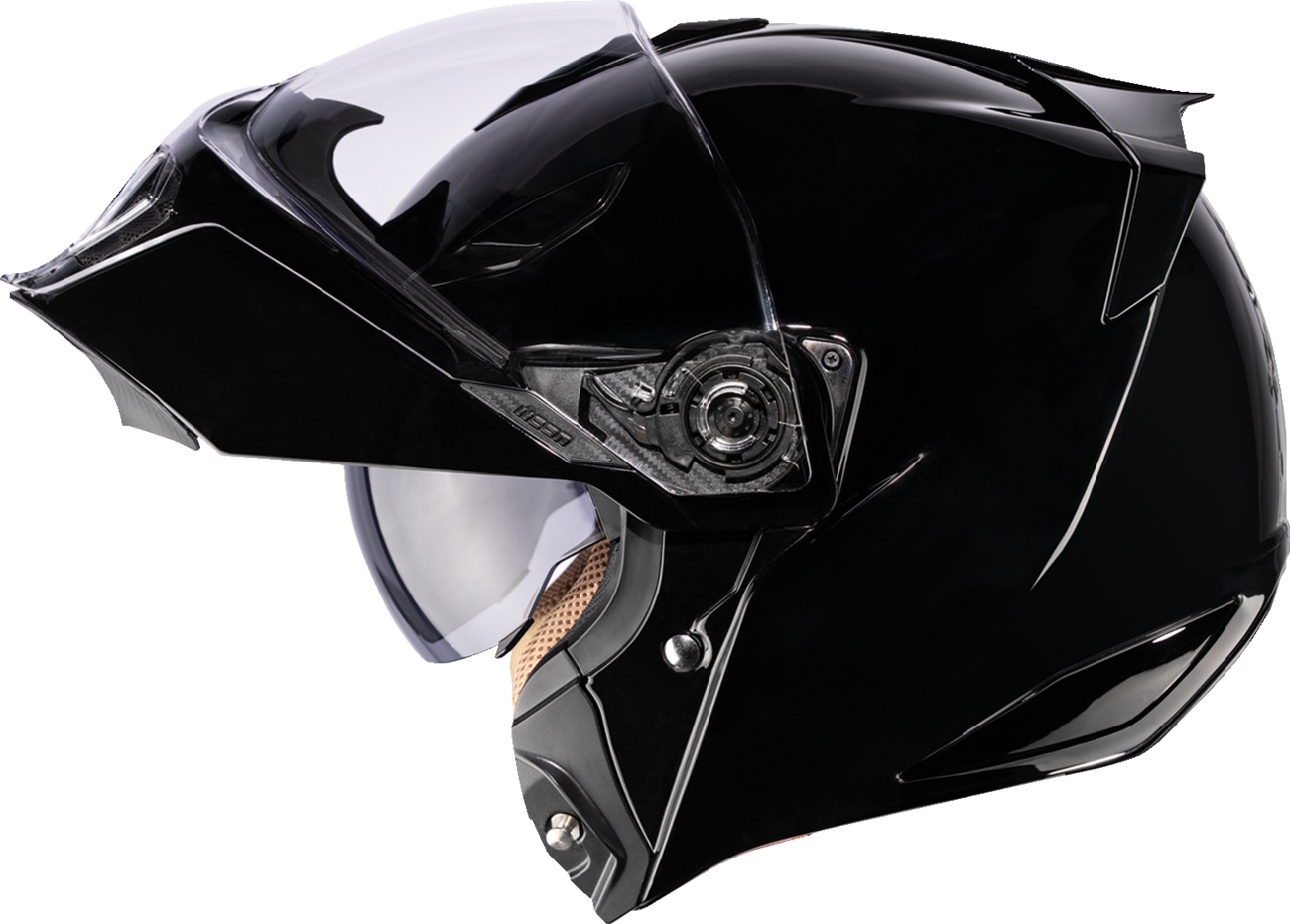 ICON Threshold™ Modular Helmet - Solid - Gloss Black - Small 0100-2812
