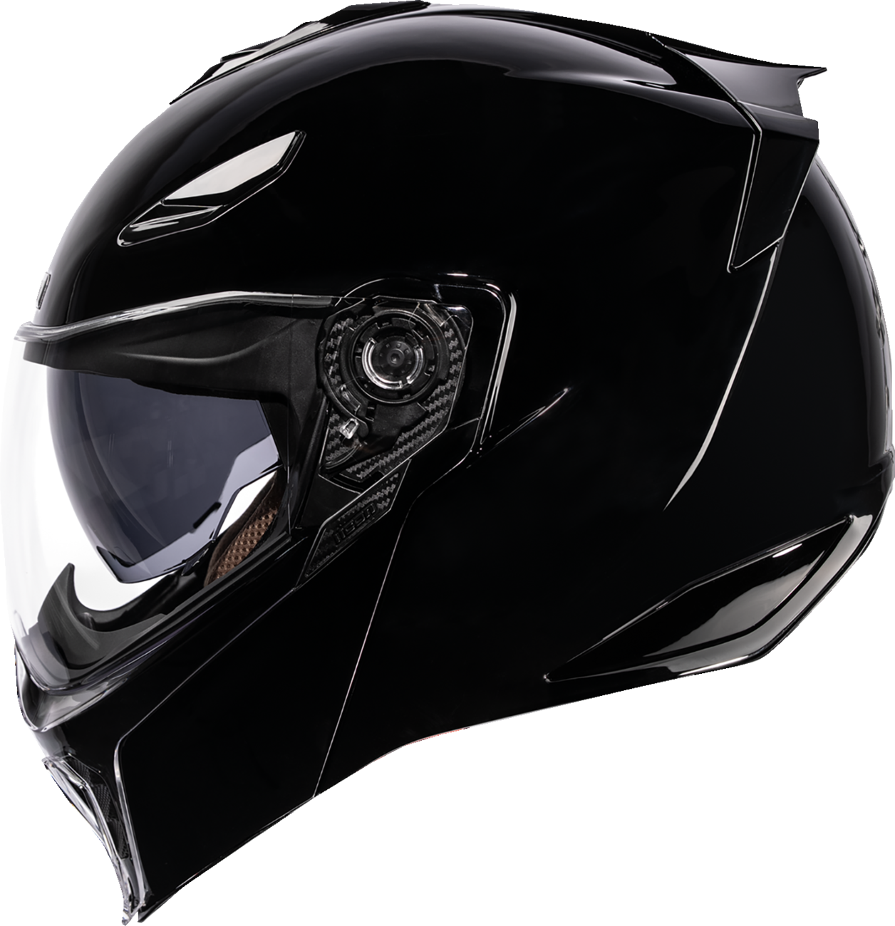 ICON Threshold™ Modular Helmet - Solid - Gloss Black - 2XL 0100-2816
