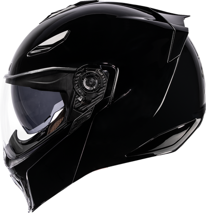ICON Threshold™ Modular Helmet - Solid - Gloss Black - 2XL 0100-2816