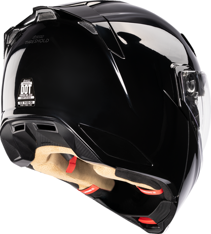 ICON Threshold™ Modular Helmet - Solid - Gloss Black - 3XL 0100-2817