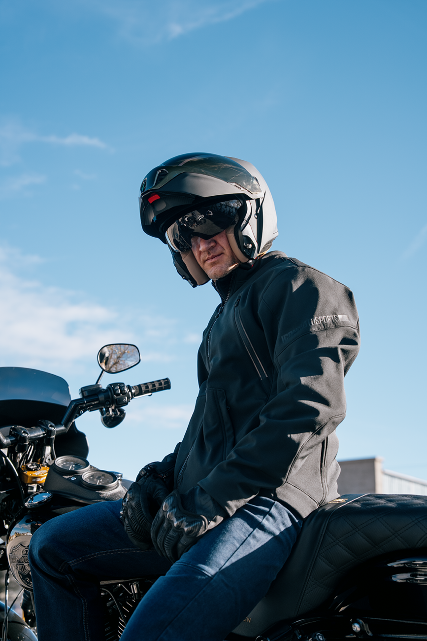 ICON Threshold™ Modular Helmet - Solid - Gloss Black - 3XL 0100-2817