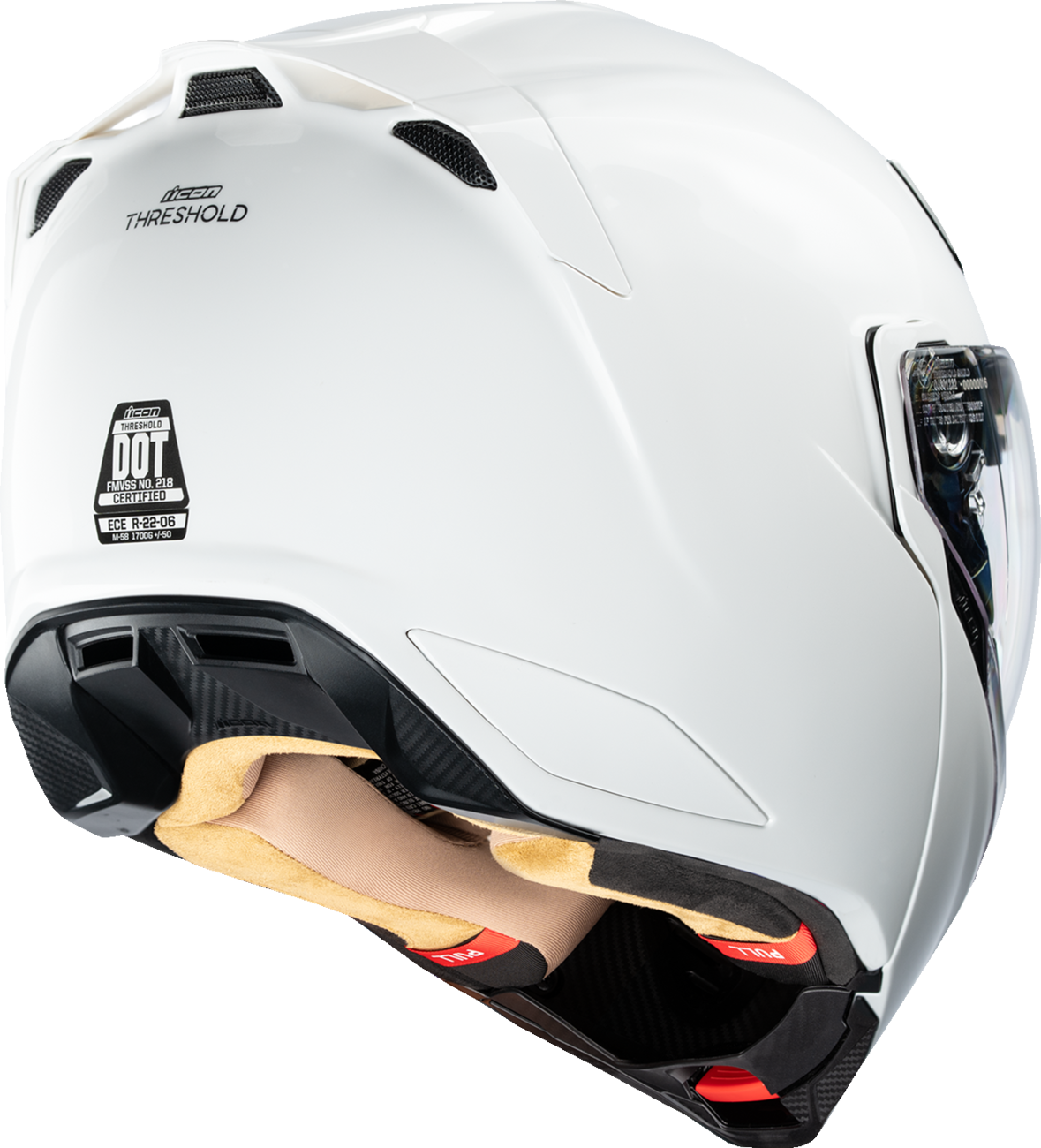 ICON Threshold™ Modular Helmet - Solid - Gloss White - Medium 0100-2820