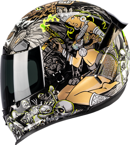 ICON Airframe Pro™ Helmet - Aztec Nine - Gold - Medium 0101-19168
