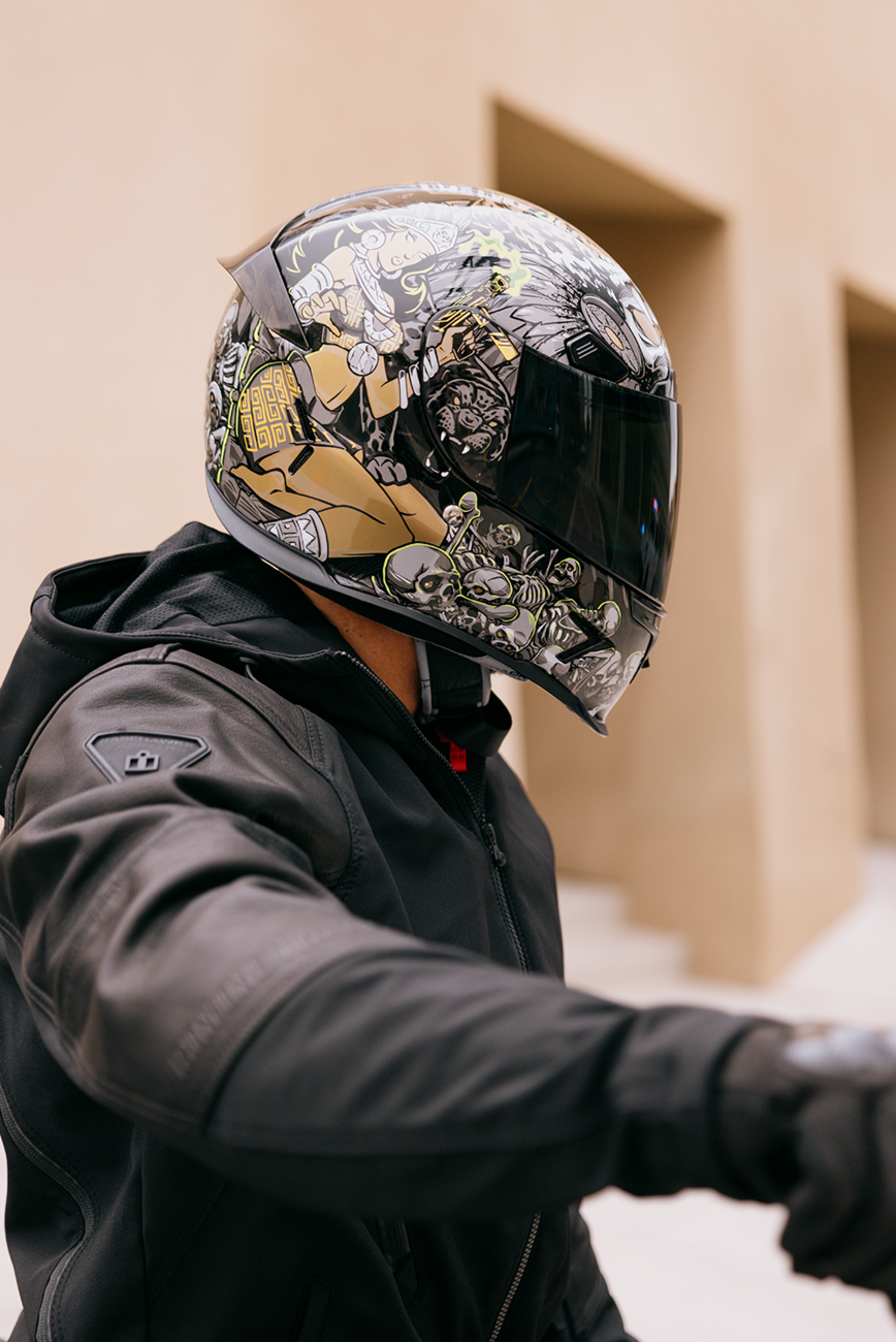 ICON Airframe Pro™ Helmet - Aztec Nine - Gold - Large 0101-19169