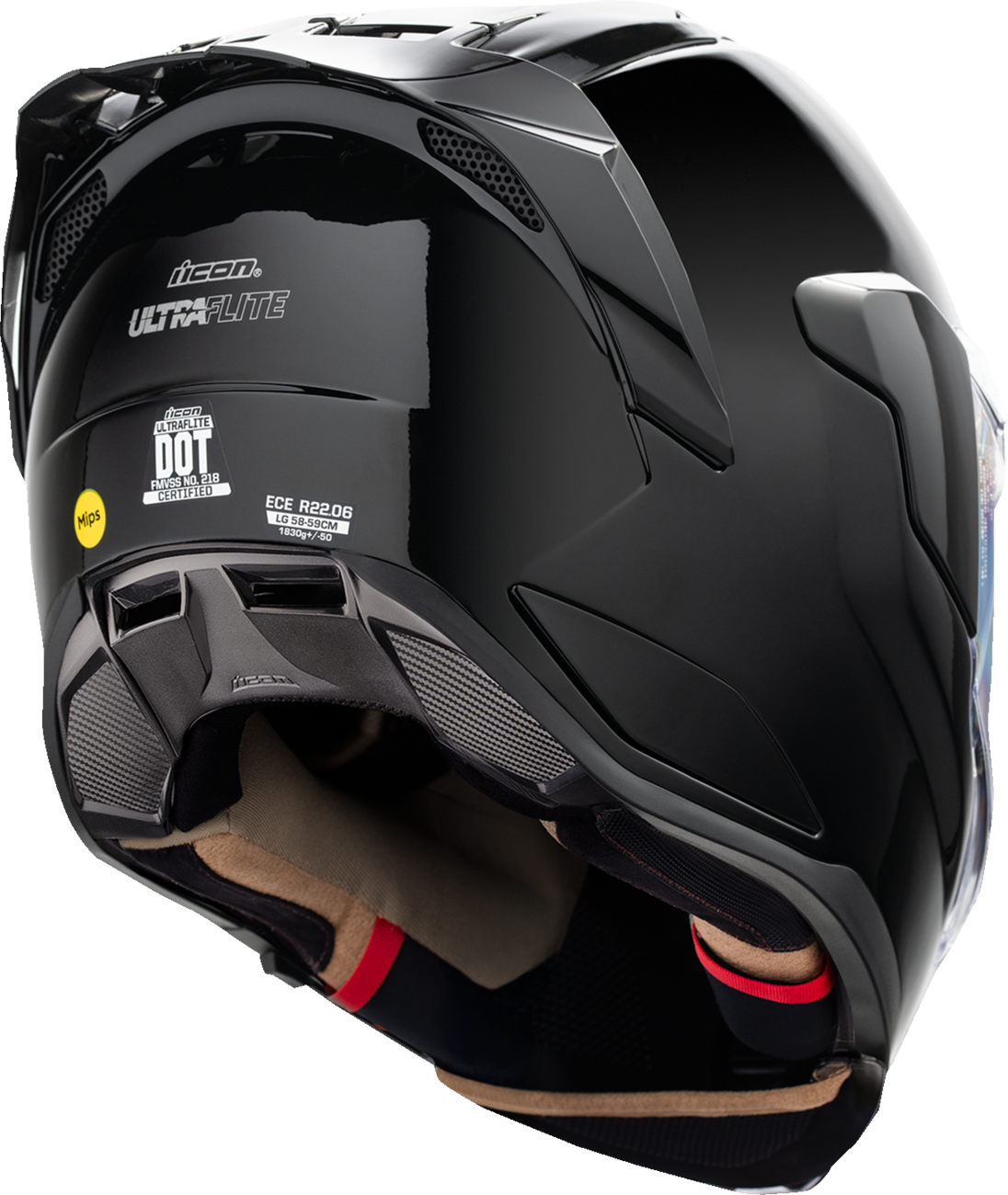 ICON Ultraflite™ Helmet - Solid - MIPS® - Gloss Black - 2XL 0101-19277