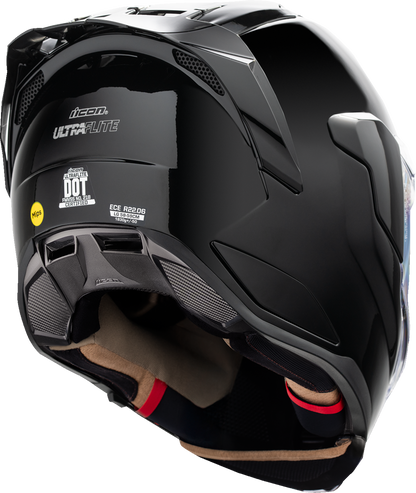 ICON Ultraflite™ Helmet - Solid - MIPS® - Gloss Black - Medium 0101-19274