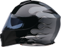 Z1R Solaris 2.0 Modular Helmet - Flame - Black/Gray - 3XL 0100-2841